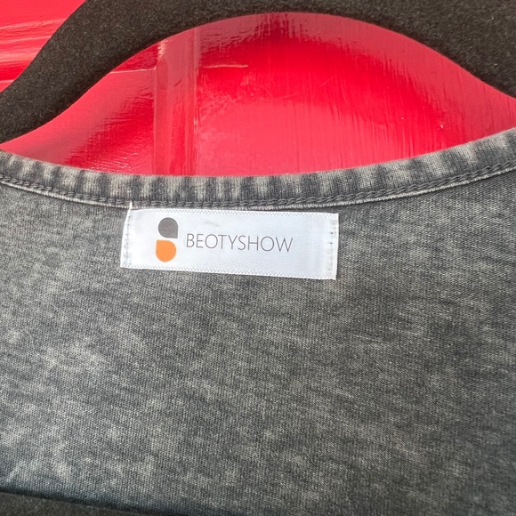 Beotyshow Men's Long Sleeve Button Up Light Grey Luxury Shirt Large Soft - Picture 4 of 8